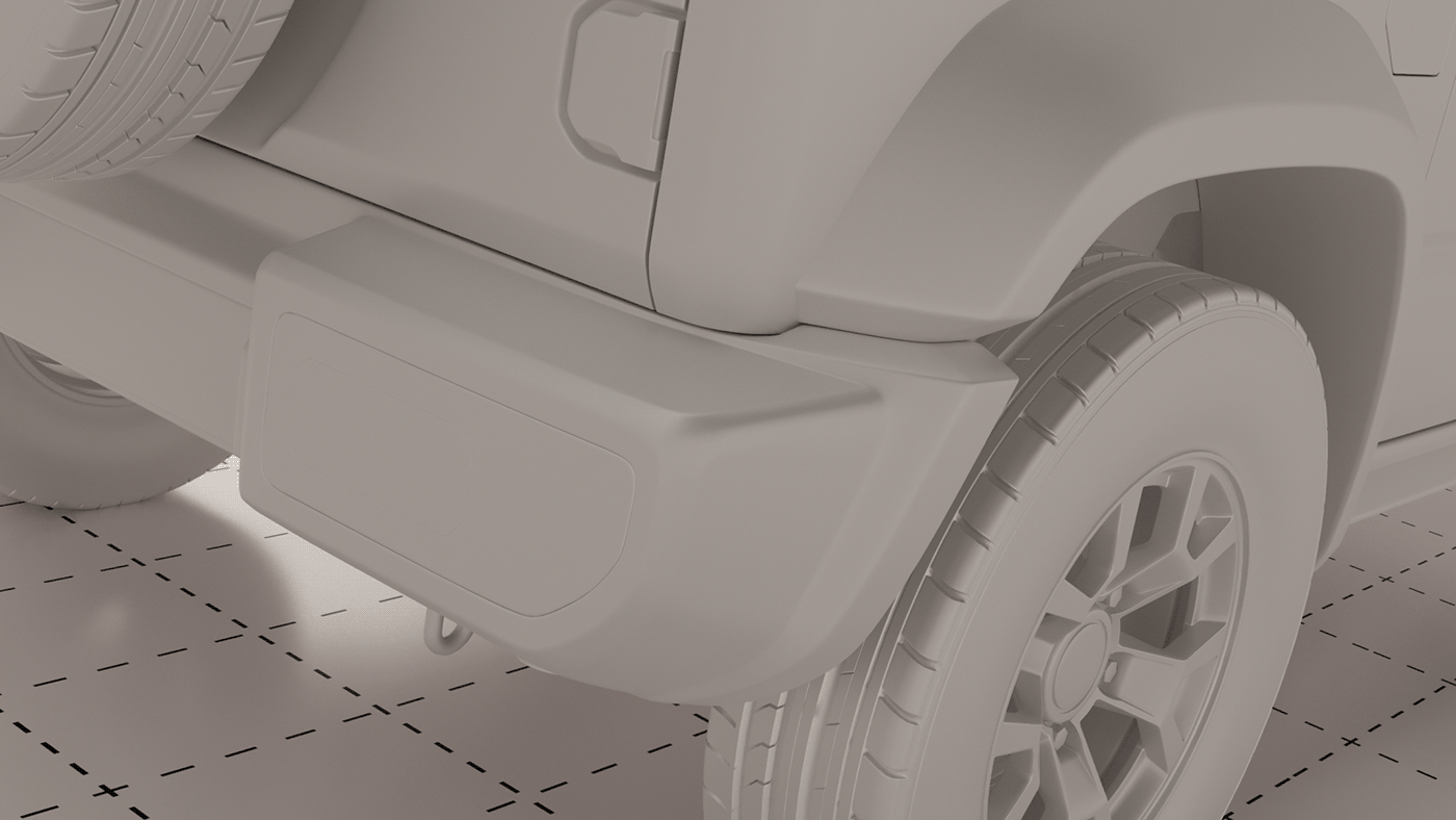 3D c4d car corona Render CGI