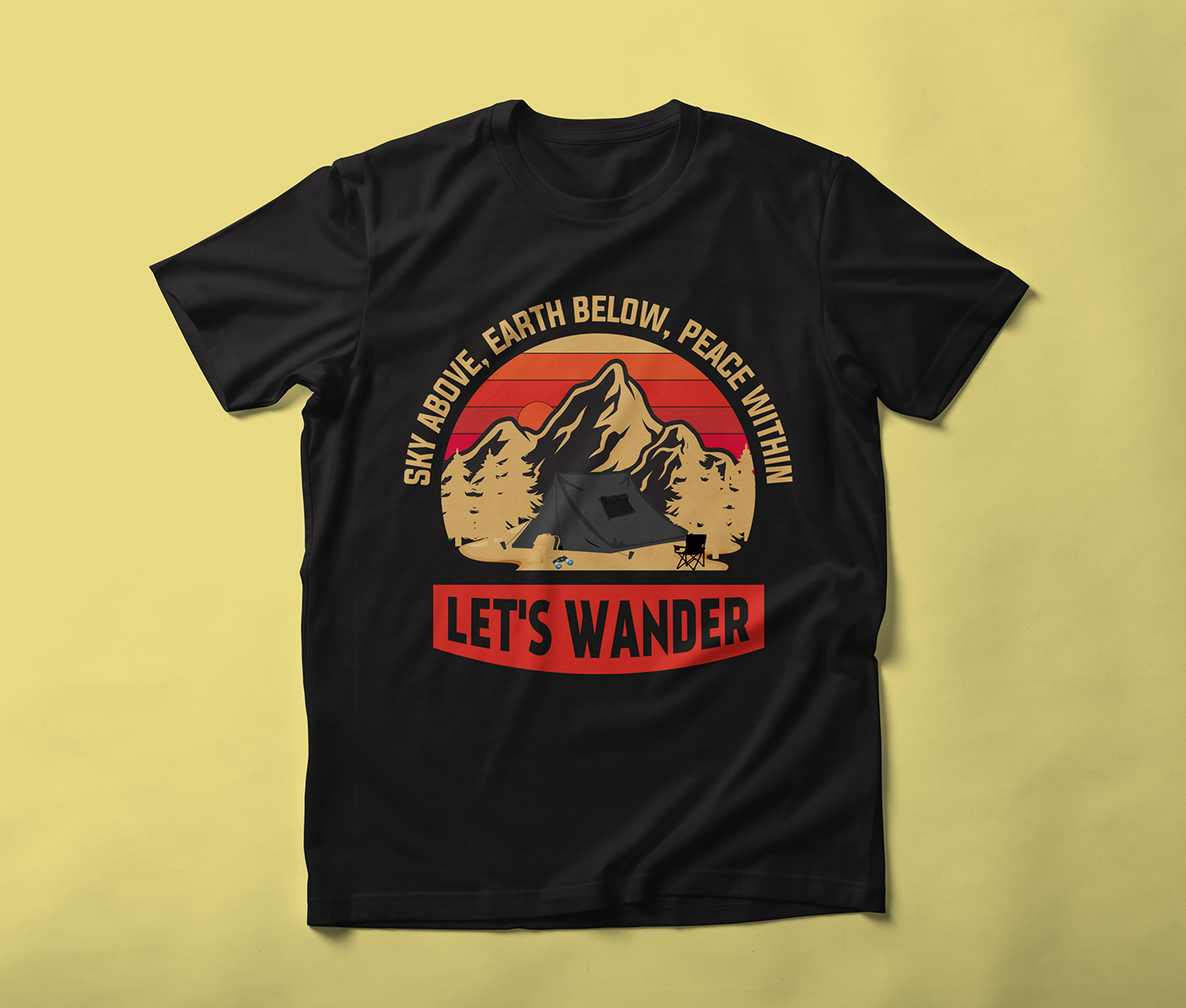 t-shirt Outdoor mountains Travel