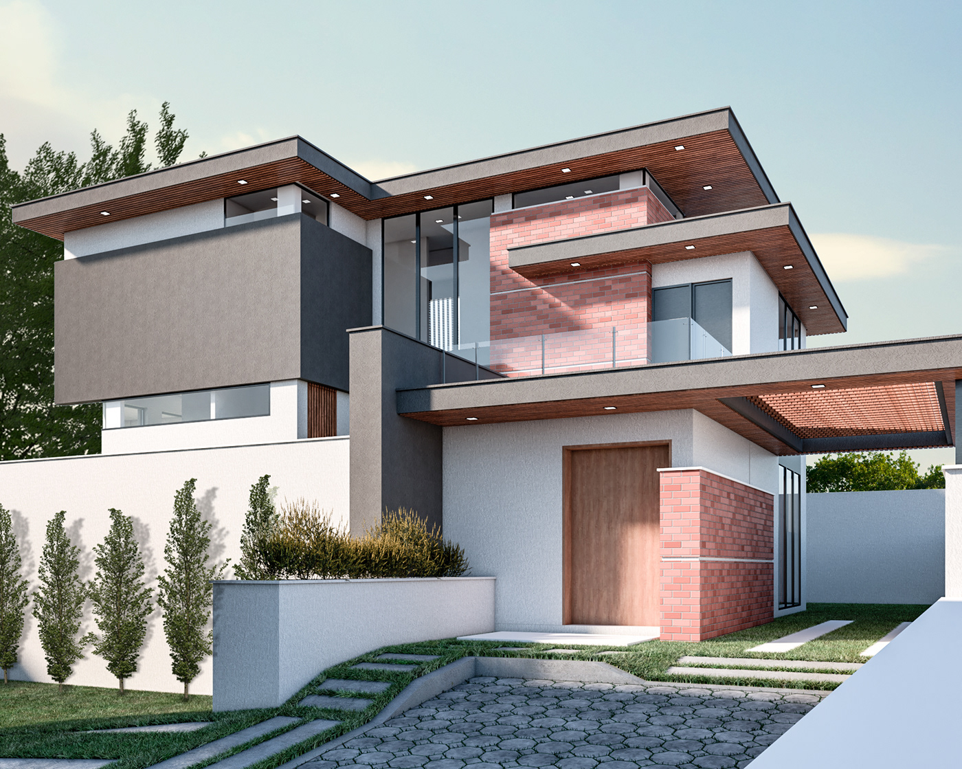 building architecture Render visualization interior design  modern 3D 3ds max