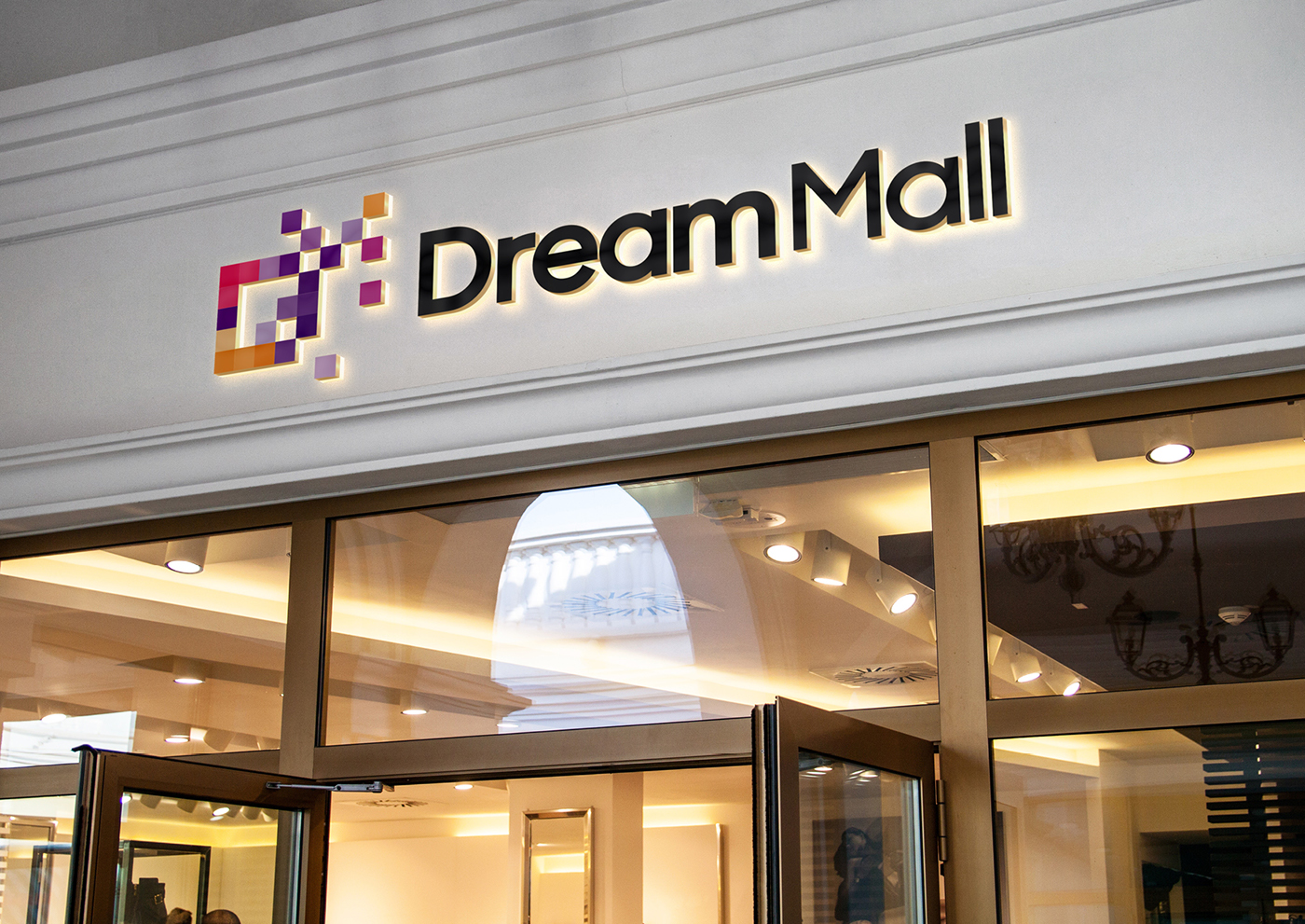 dream pixels mall colors Shopping Fashion  trendy modern center Shops