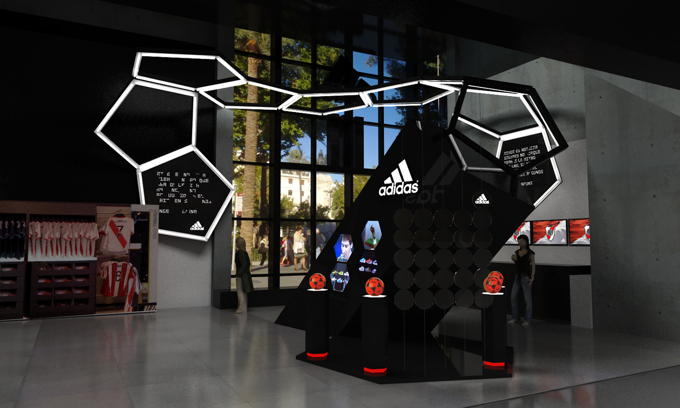 Adidas store -River Plate Project on Behance