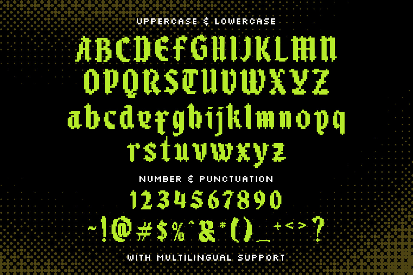 design font Display typography   Digital Art  pixel font video game Retro new font new