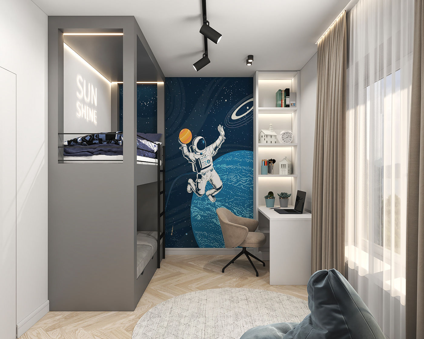 Interior 3D visualization interior design  интерьер визуализация apartment