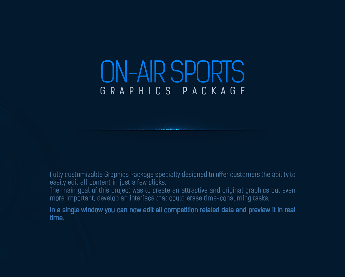 sports graphics Template Graphics envato customizable broadcast On-Air football soccer