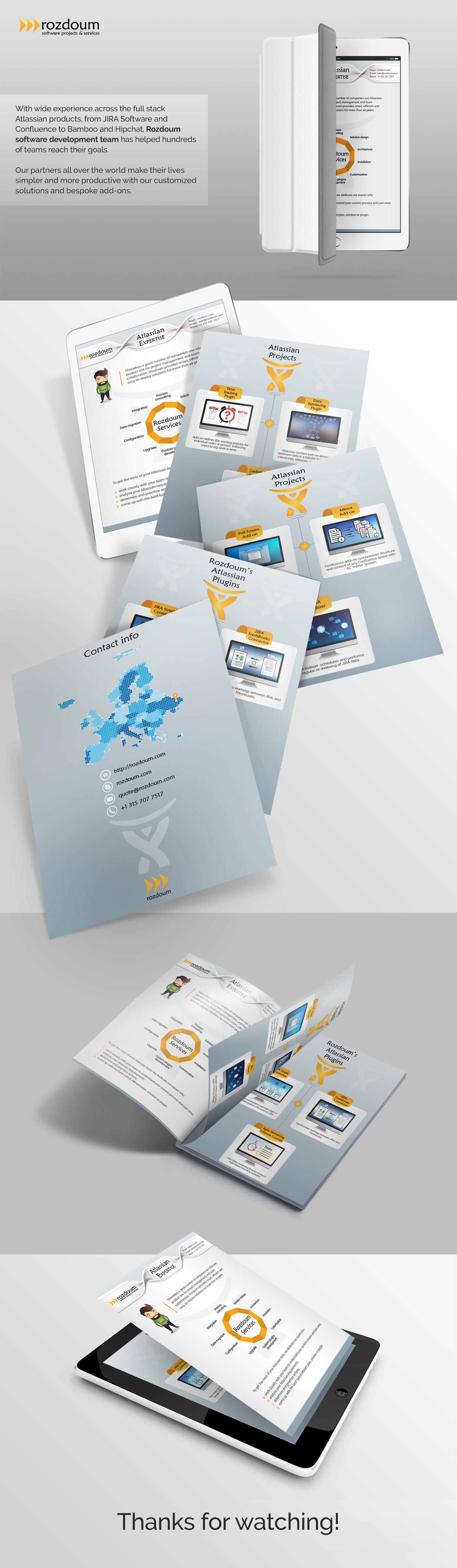 Atlassian JIRA software development Rozdoum Web Design  graphic design  portfolio