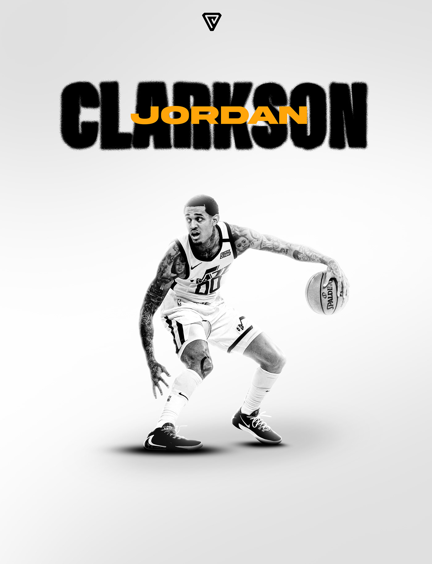 basketball jazz Jordan Clarkson NBA sports Sports Design utah UtahJazz