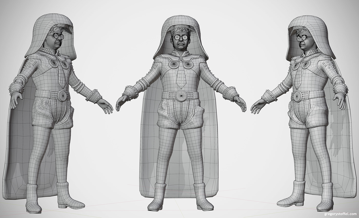 3D blender Character characterart characterartist gameart marvelous designer Spaceballs Zbrush