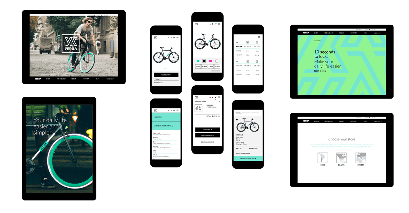 Bike branding  creative digital e-commerce identity Startup urbandesign visualsistem