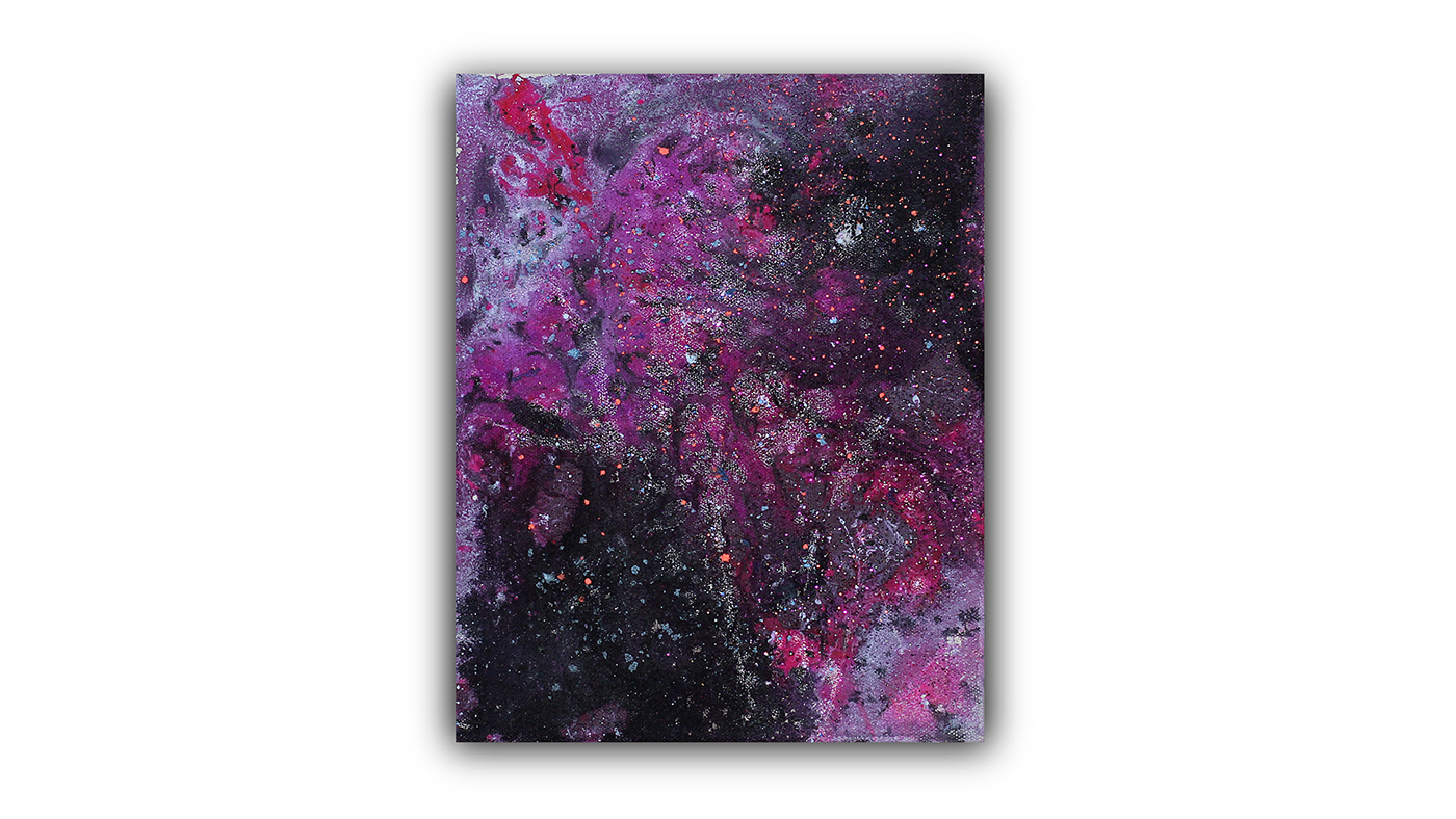dreamscape abstract pour paint raw canvas chalice Bartsch-bailley art paint canvas