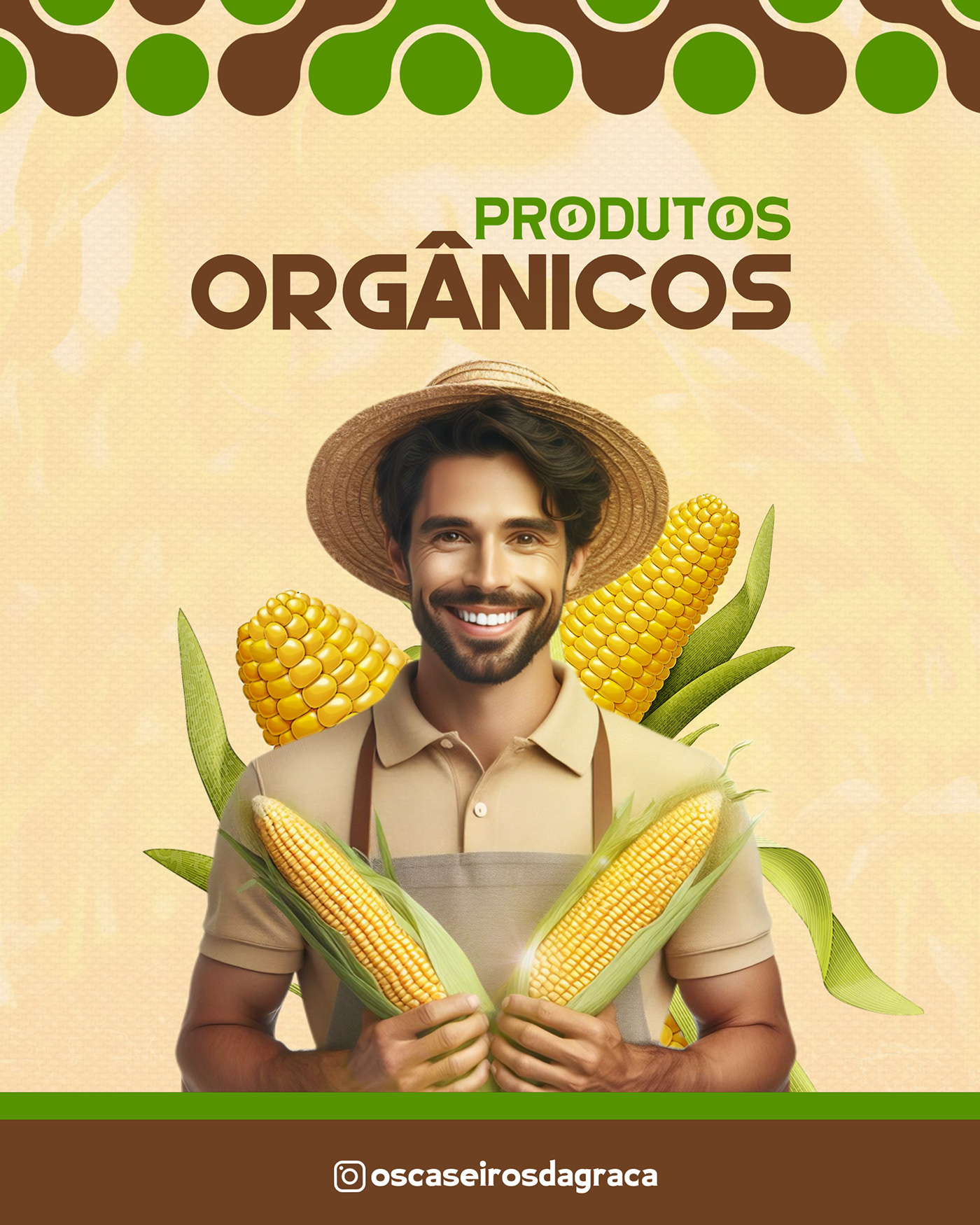 social media flyer banner natural caseiro comida Food  instagram