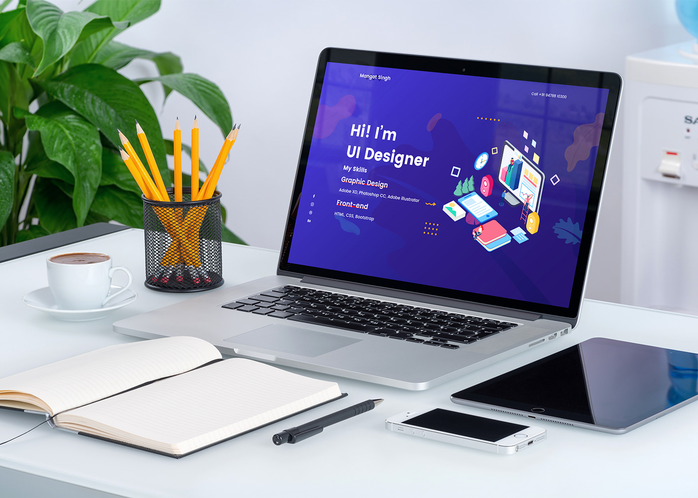 ui ux designer portfolio designer india Designer Portfolio looking for job experienced webdesigner