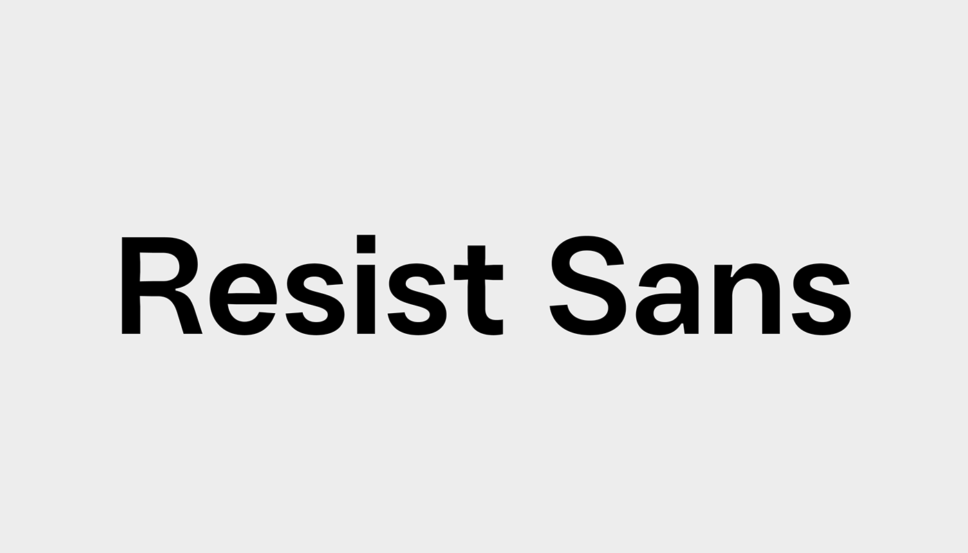 Resist Sans Cover Image