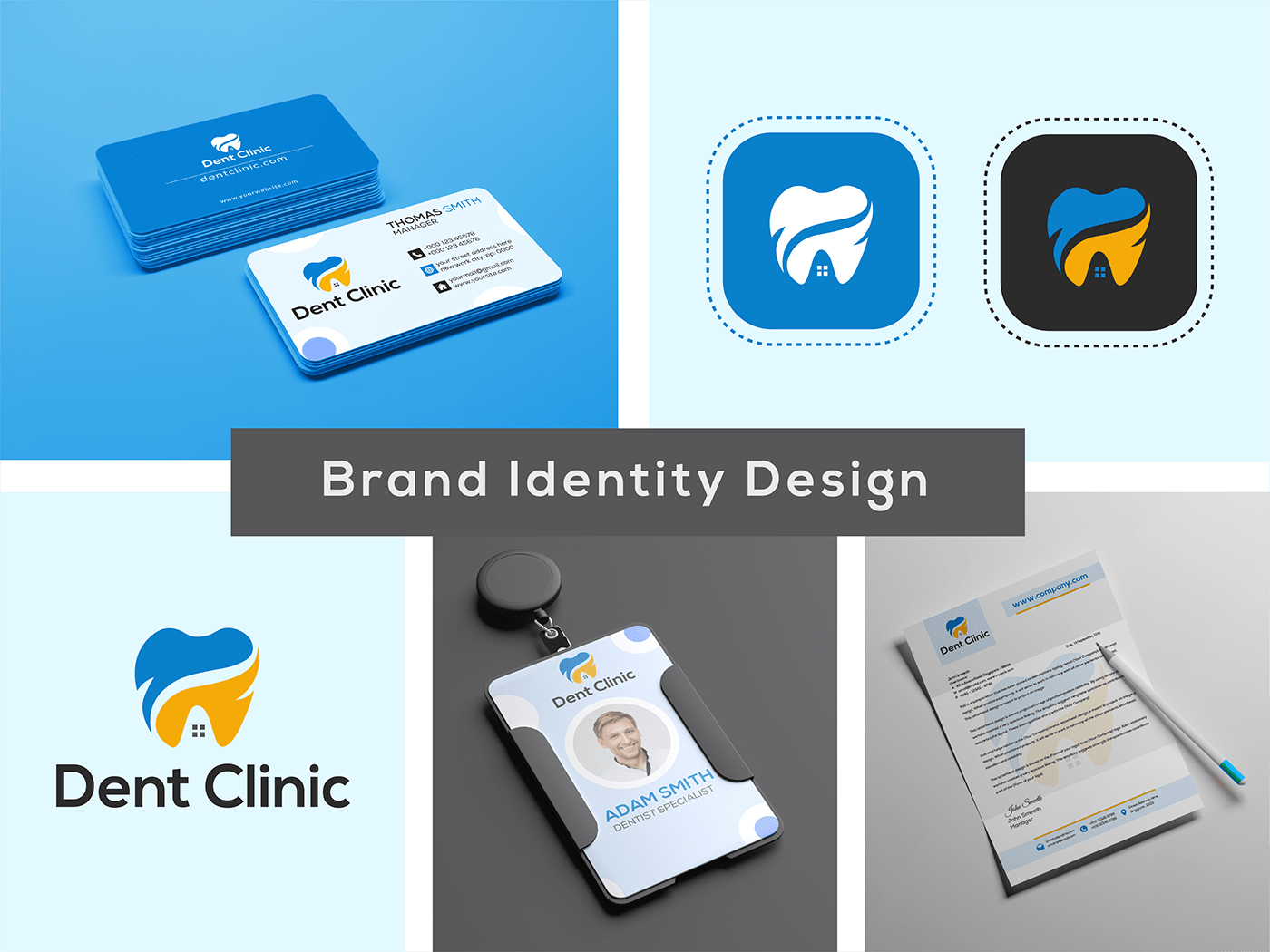 dental clinic dental clinic logo doctor Health dentist dental clinic brand identity brand branding 