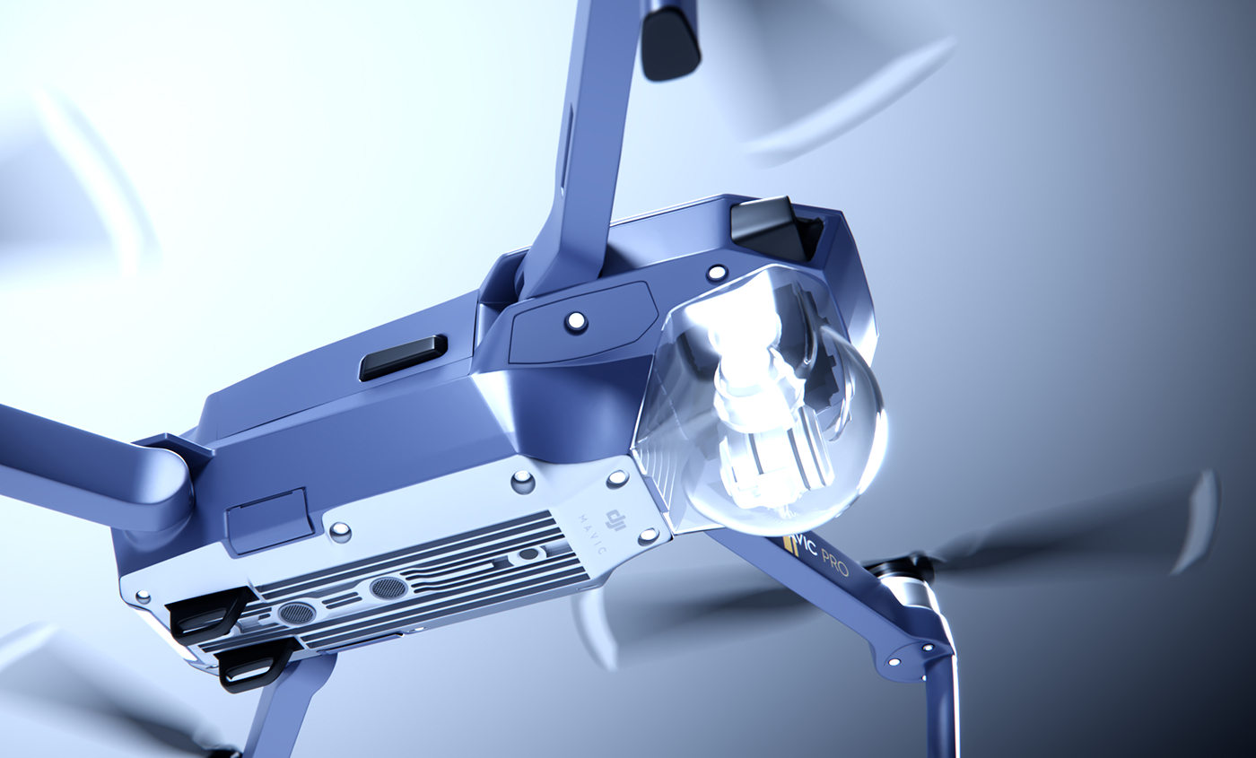 DJI drone quadcopter 3D CGI corona vray mental ray 3ds max high