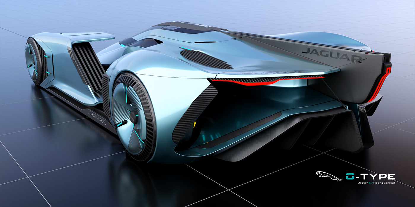 automotive   car cardesign jaguar Racing Automotive design car design mobility