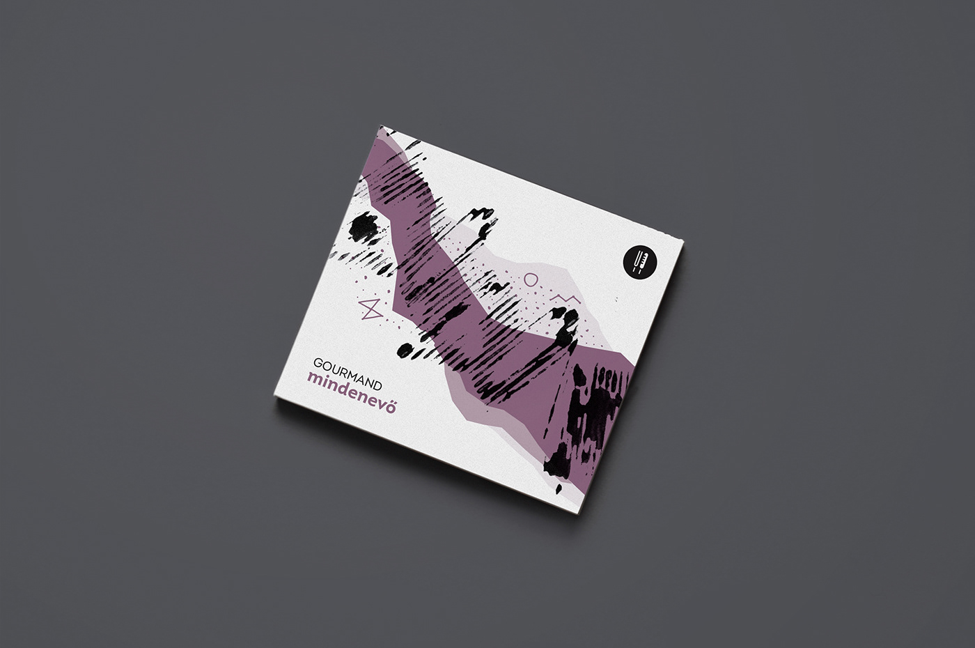 gourmand mindenevő CD cover Album package design  Webdesign identity band LP food stamp