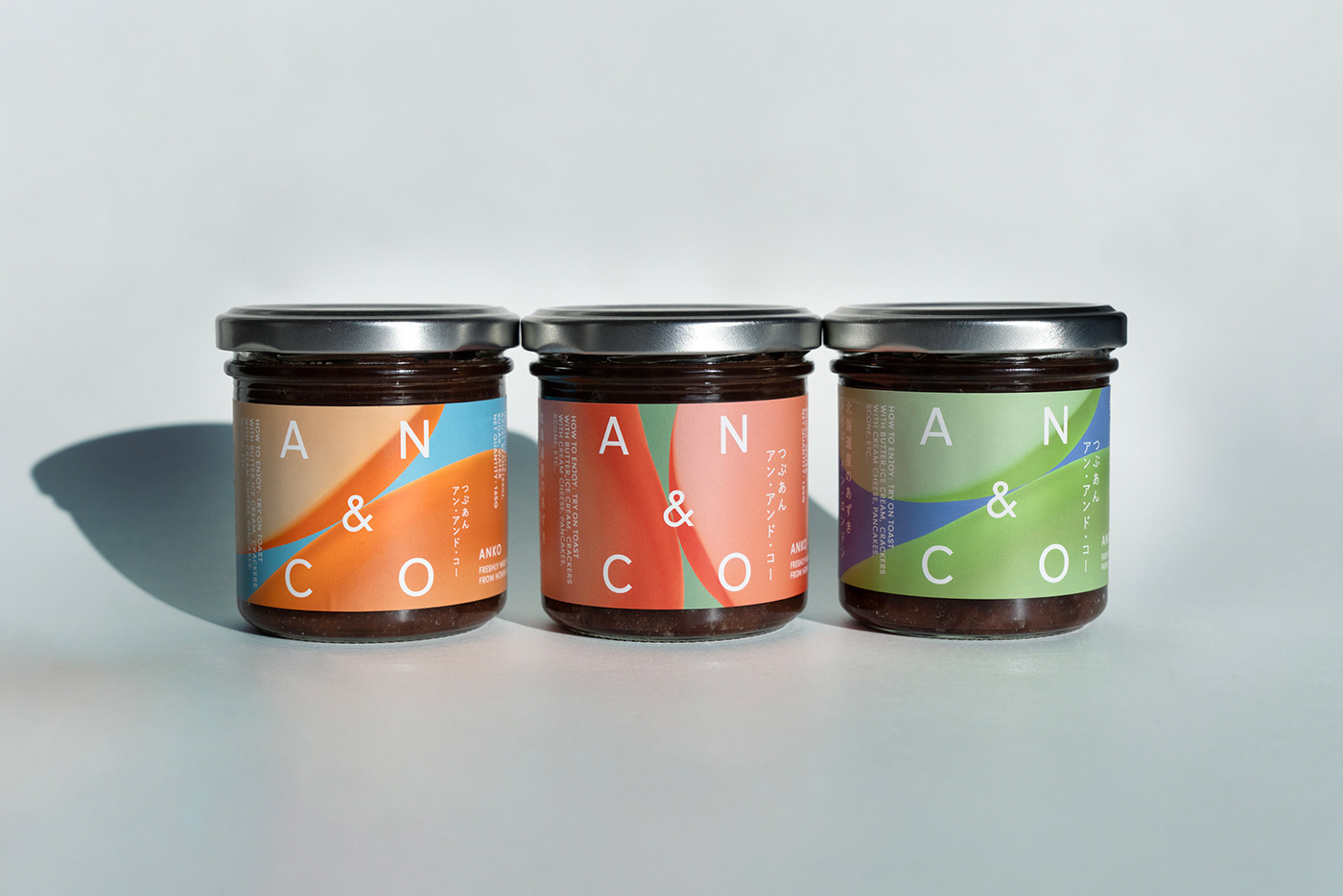 anko brand identity branding  label design London package sweet wagashi Web Design  和菓子