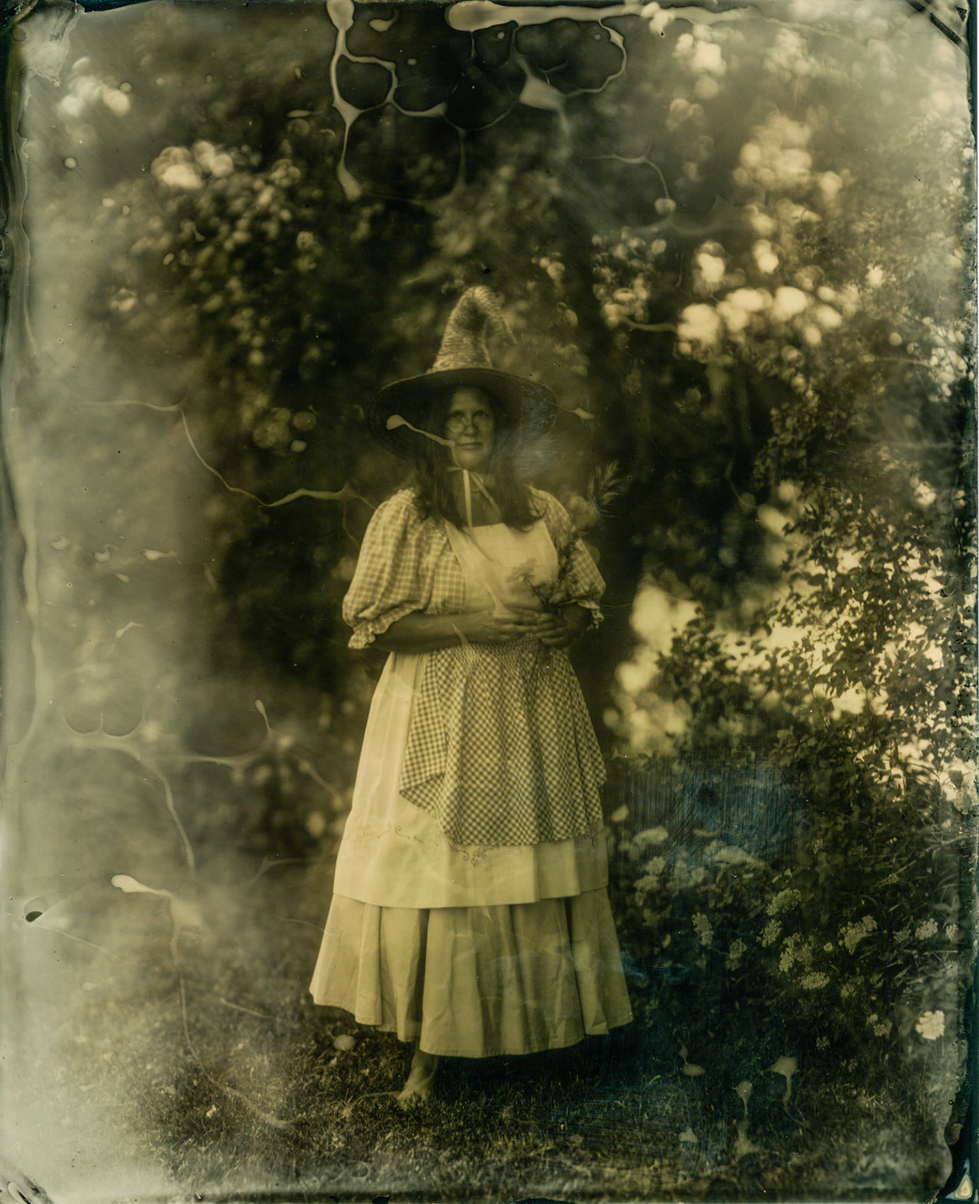 Ambrotype collodion witch fairy Cosplay alternative analog tintype wet plate Wisconsin