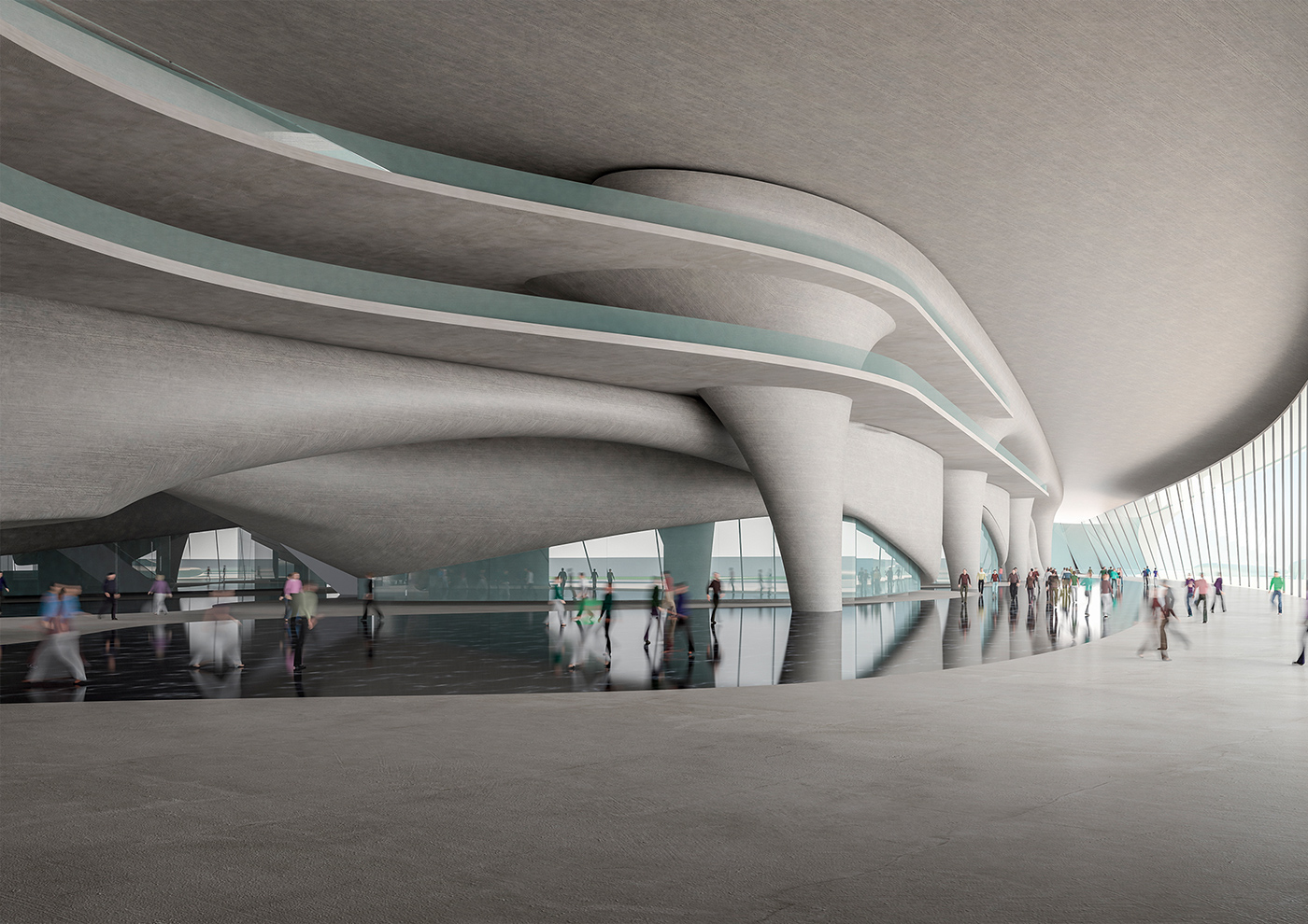 train station Fusion360 organic architecture 3d modeling Transport rail campo grande mato grosso do sul