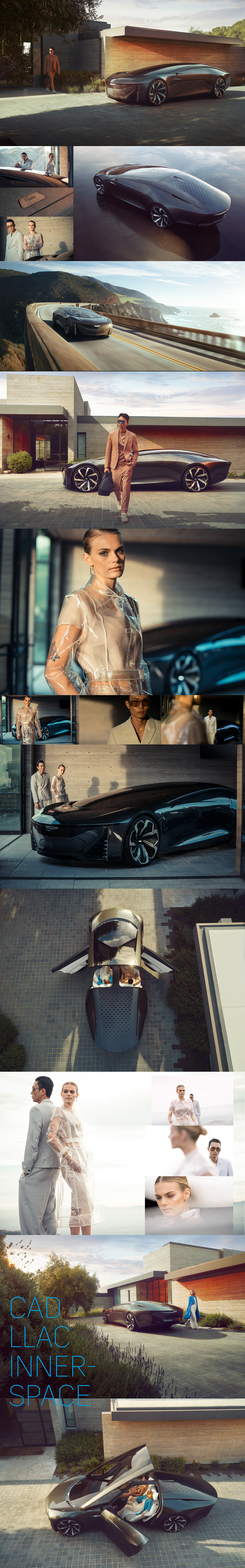 automotive   cadillac concept car Film   futuristic lifestyle motion Photography  transportation