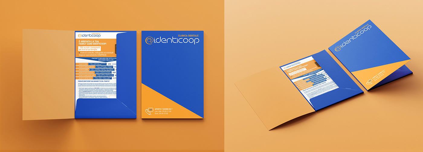 Advertising  branding  design FamilyCard flyer graphic ideareattiva identicoop OOH Roll-Up
