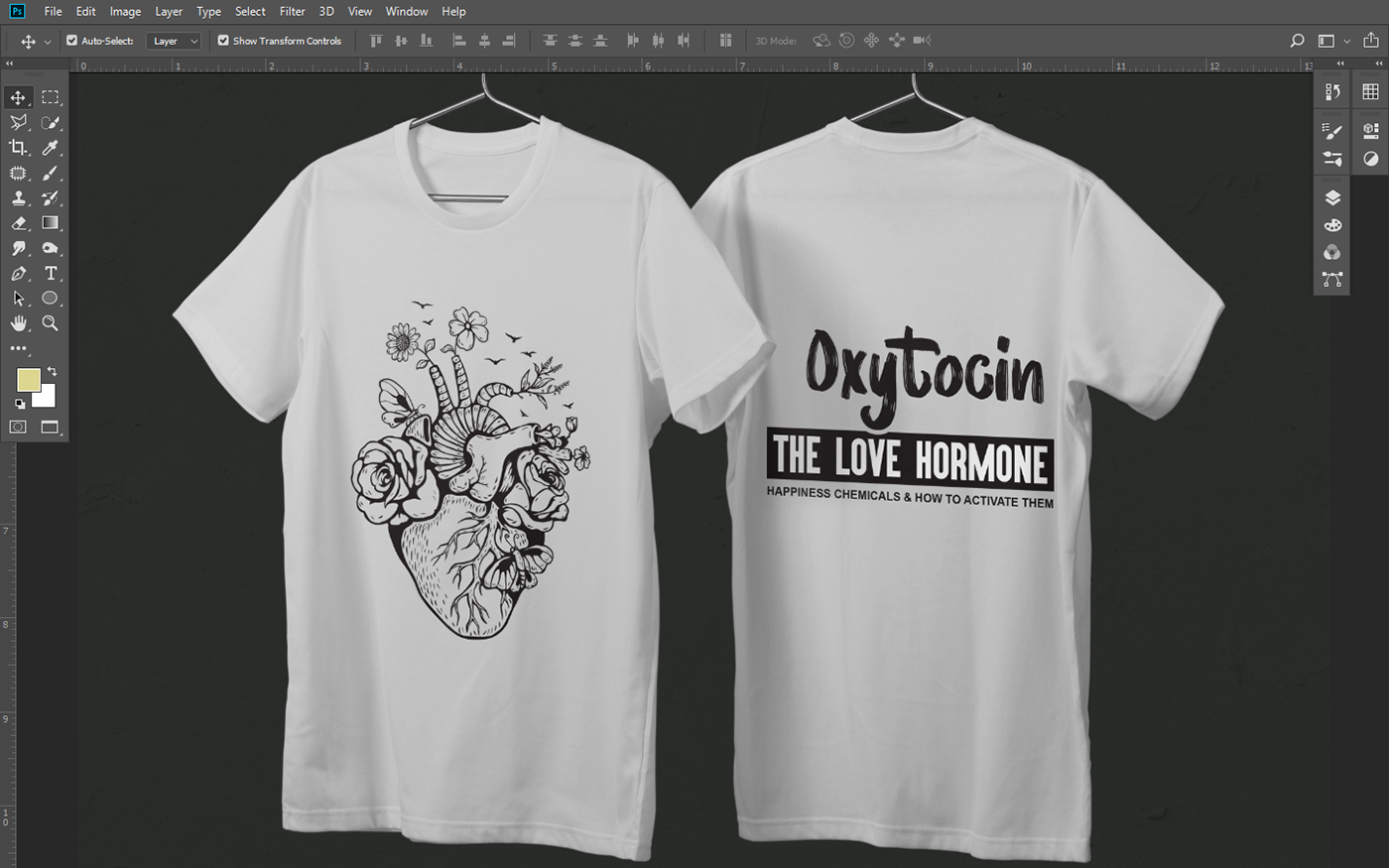lover t-shirts Oxytocin Tshirt design