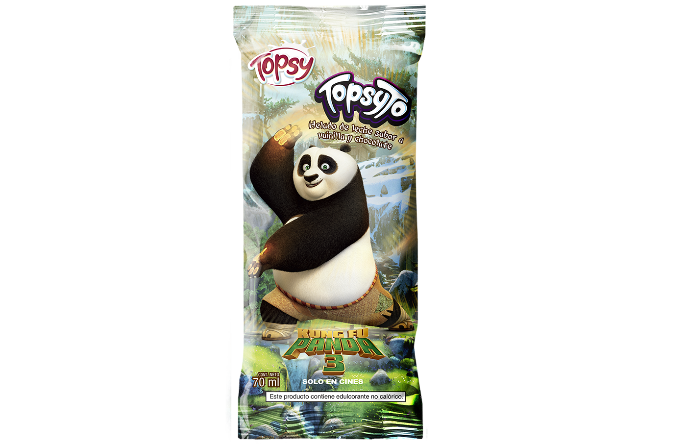 helados ice-cream kung fu panda promocional