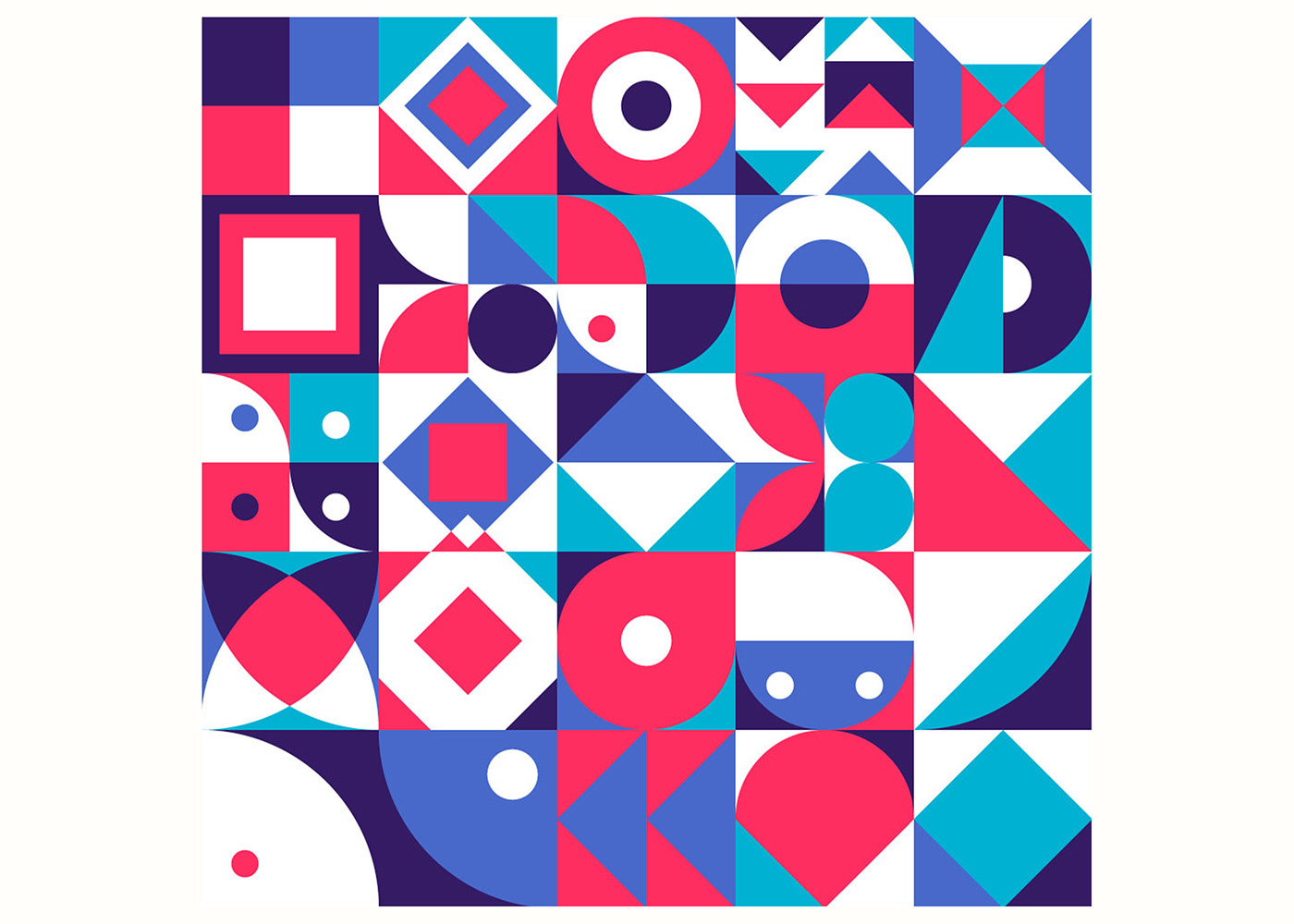 abstract bauhaus geometric geometric pattern geometry pattern design  Patterns puzzle shapes vintage