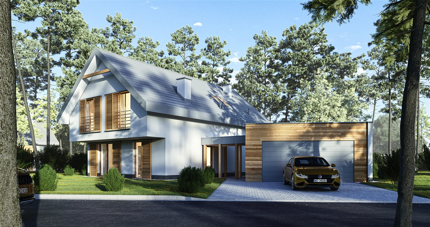 3D 3ds max architecture archviz CGI exterior Render visualization vray house
