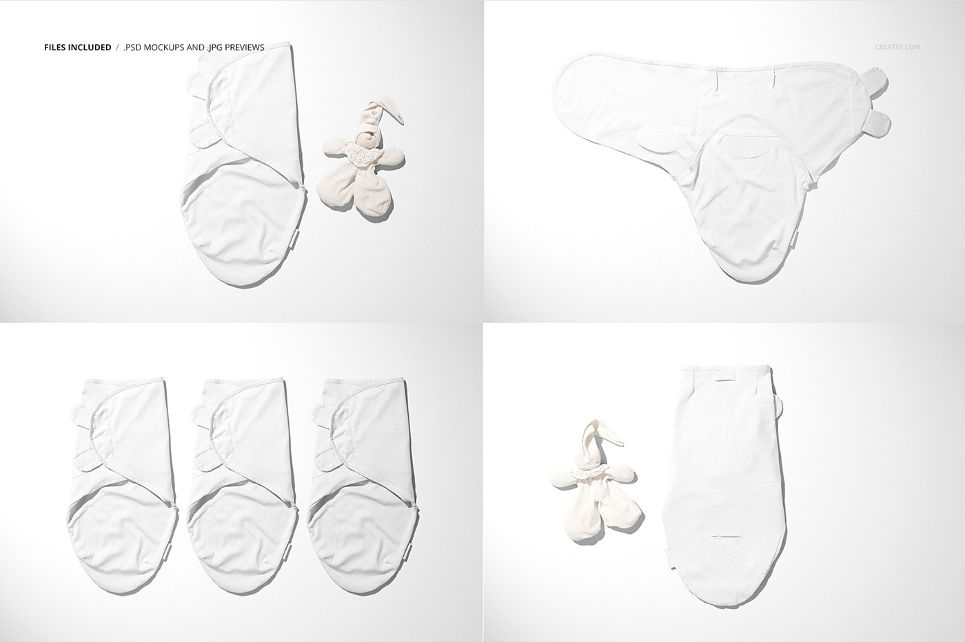 mock-up Mockup mockups template swaddle  infant blanket Fashion  Textiles baby