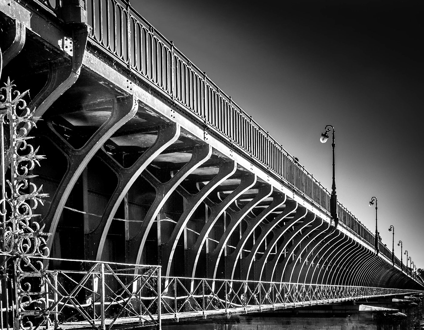 architecture black and white bridge metal Photography 