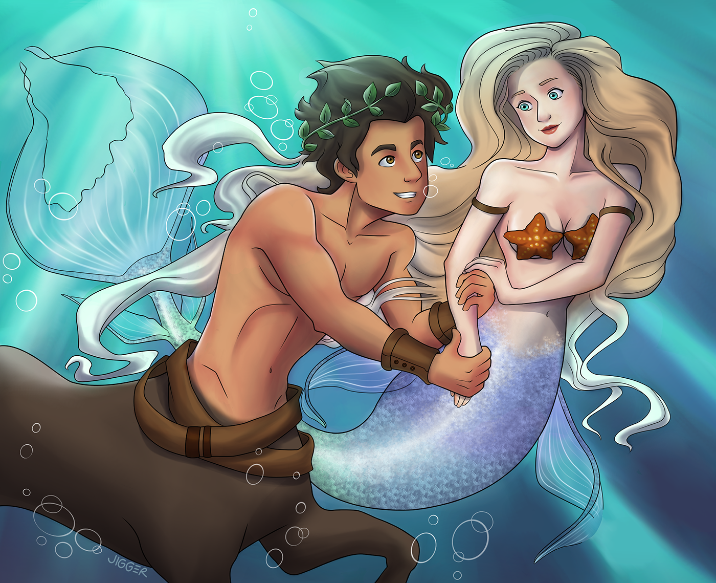 mermaid Centaur fantasy