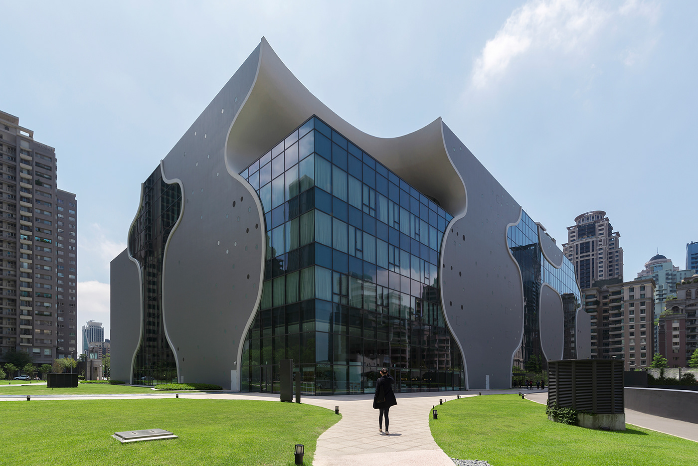 taiwan taichung asia theater  architecture Aerial arquitectura building museum Performing Arts 