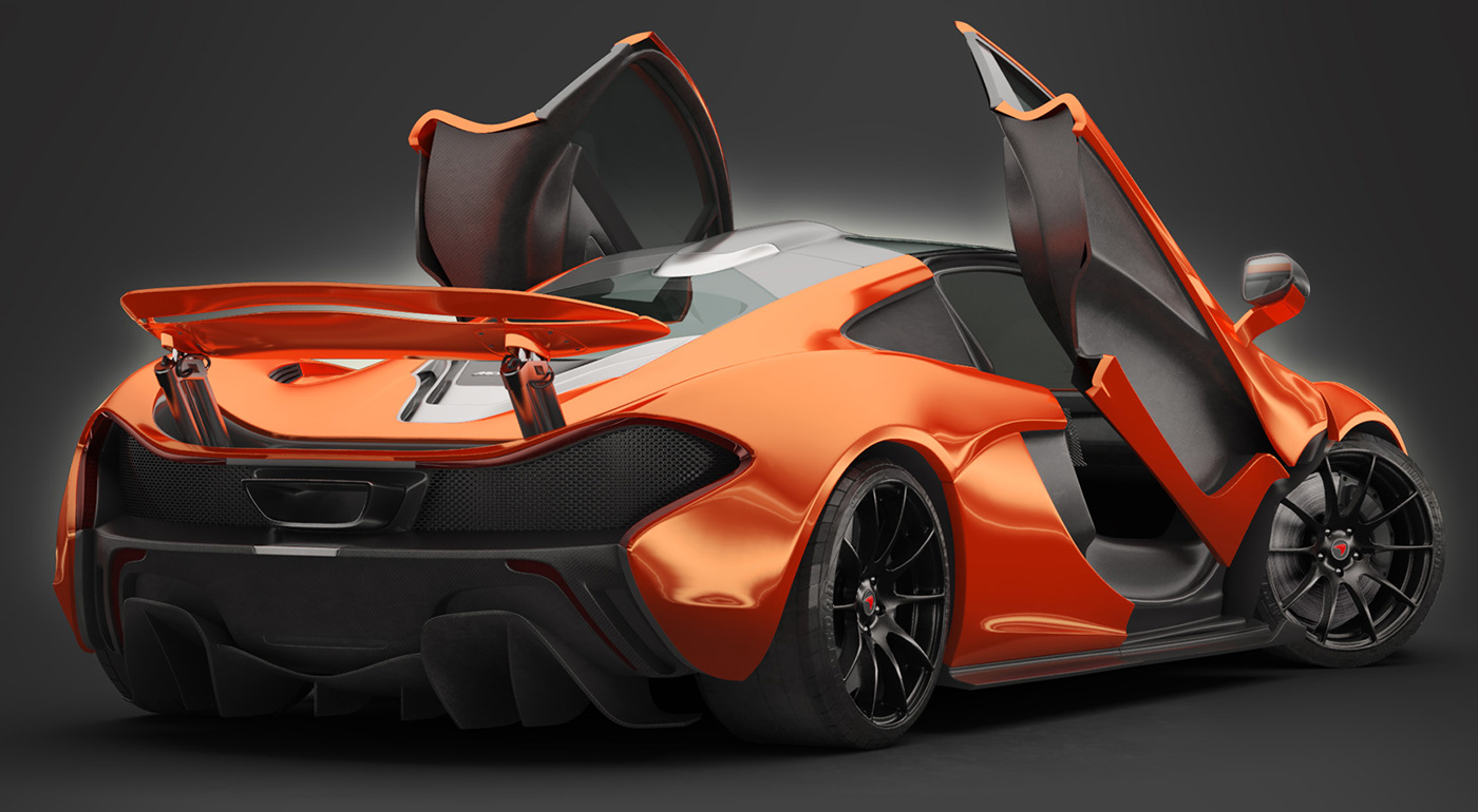 3D model 3d modeling 3ds max car Cars McLaren Render rendering vray