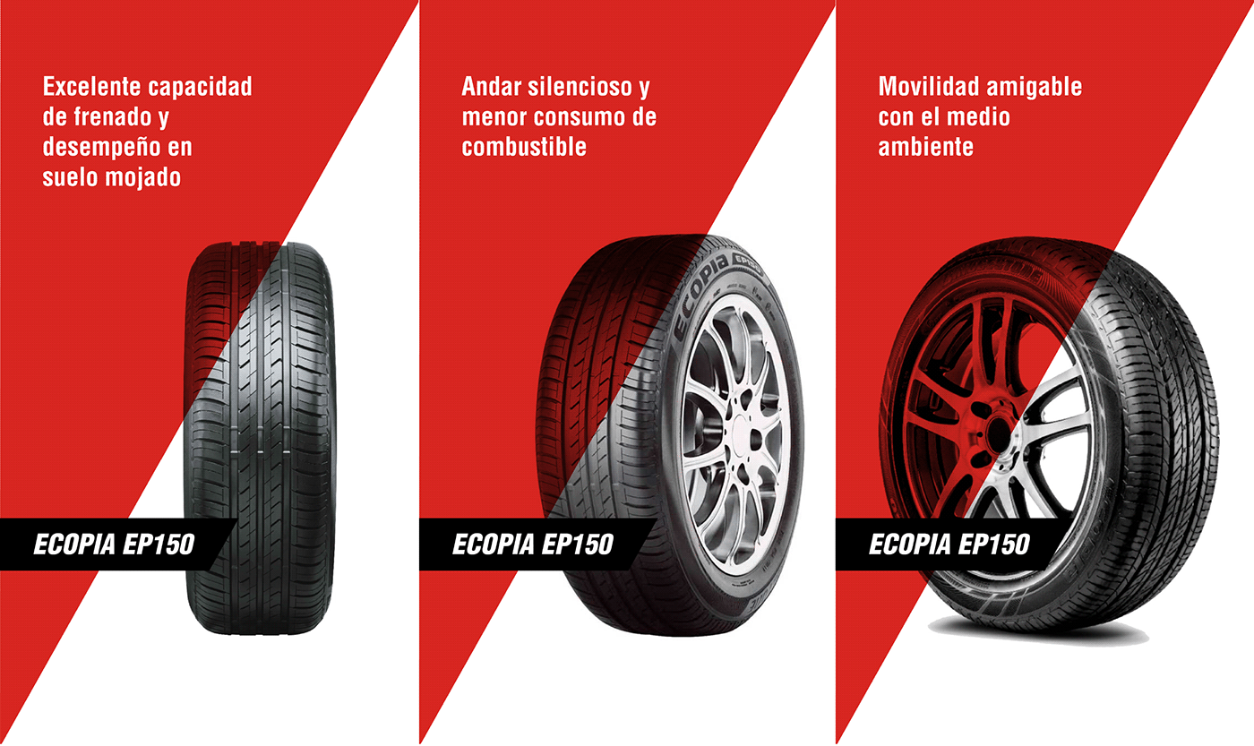 branding  Bridgestone car diseño neumaticos tires