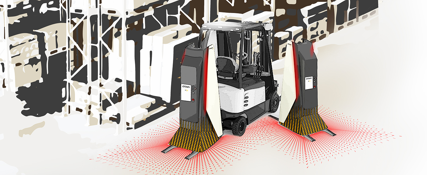 Forklift product design  industrial design  UI ux automation Autonomous