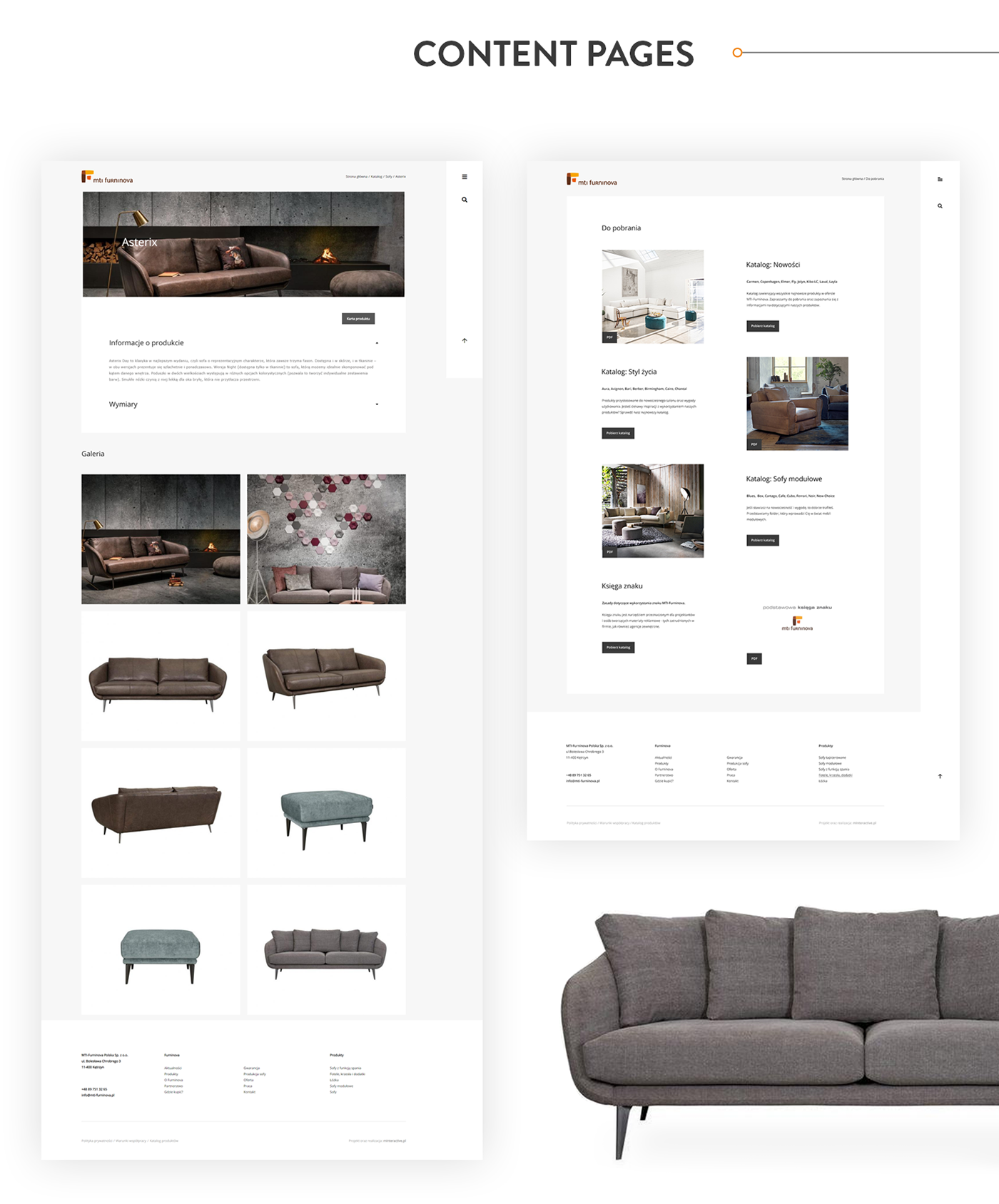 furniture Website Layout business Web www template industry modern ikea