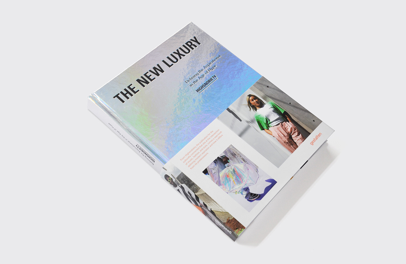 highsnobiety luxury Fashion  book design iridescent high-end market sneakers street style typography  
