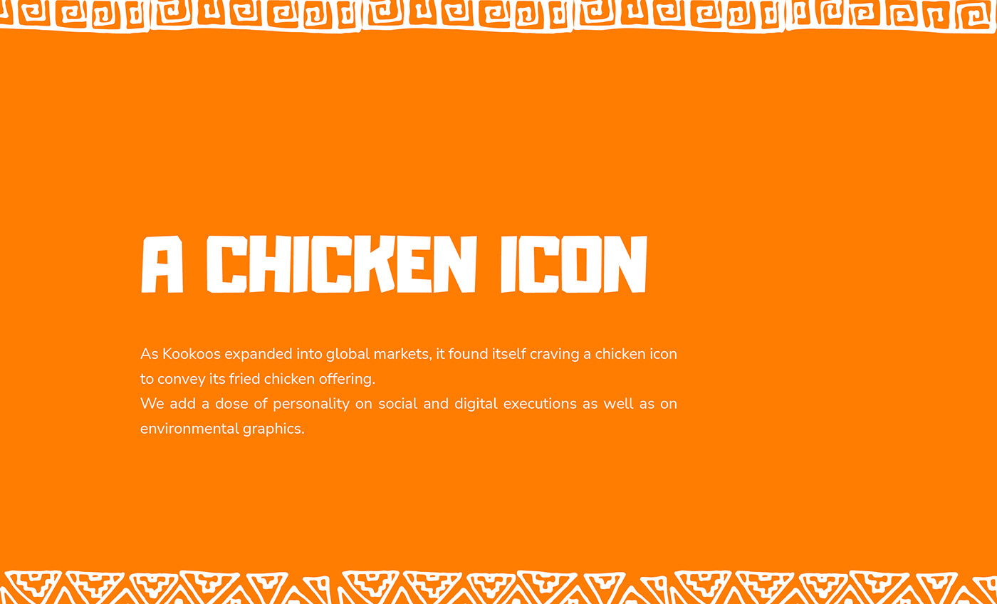 Branding design fried chicken restaurant identity chicken african vibe orange african vibe