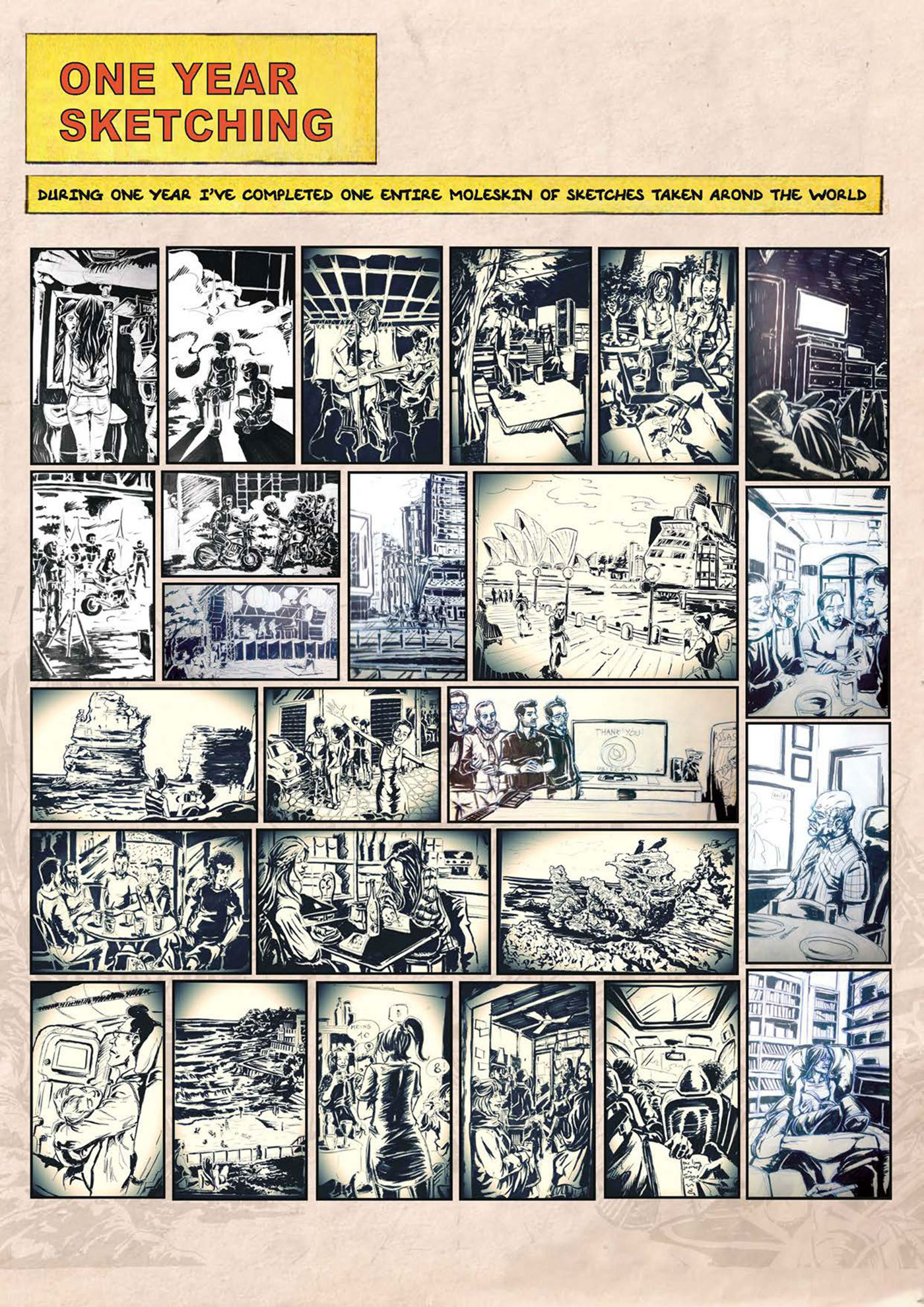 portfolio Claudio Capellini capellini comics storyboard Shootingboard concept commercial lamborghini kartell yahama