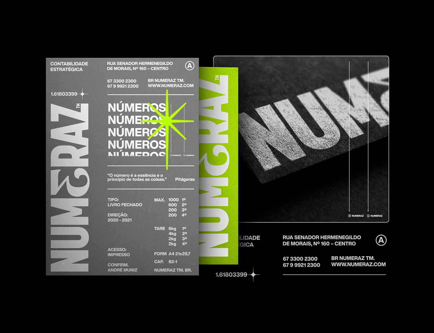 accounting branding  Brutalism contabilidade futuristic modern numbers poster type typography  