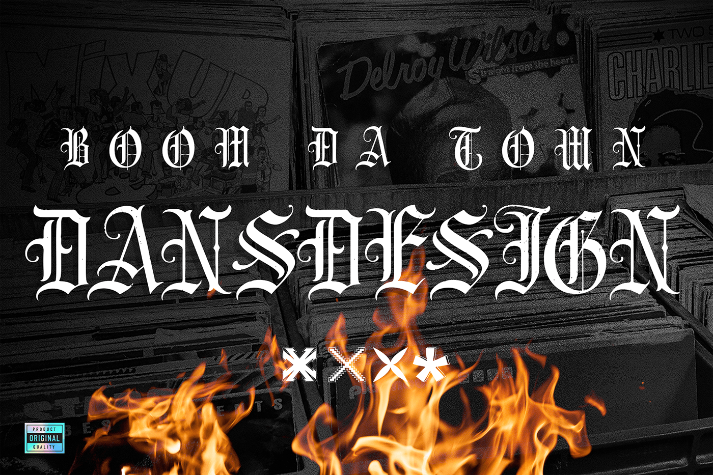 Blackletter metal gothic music band apparel Y2K Graffiti Street font