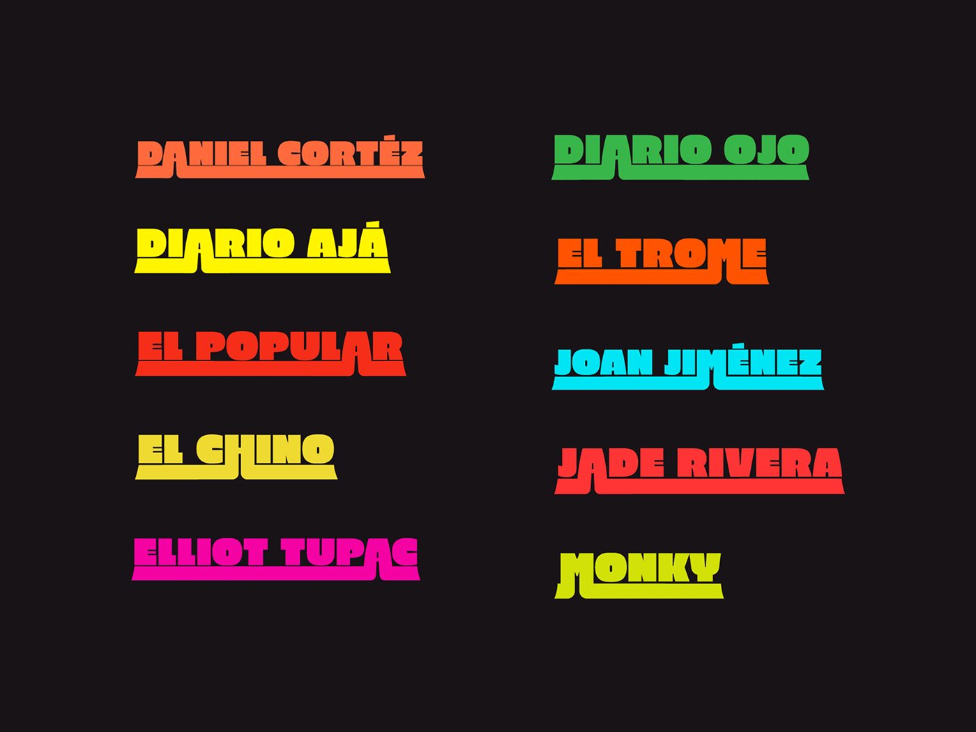 editorial peru musica chicha book cover typography   design visual identity