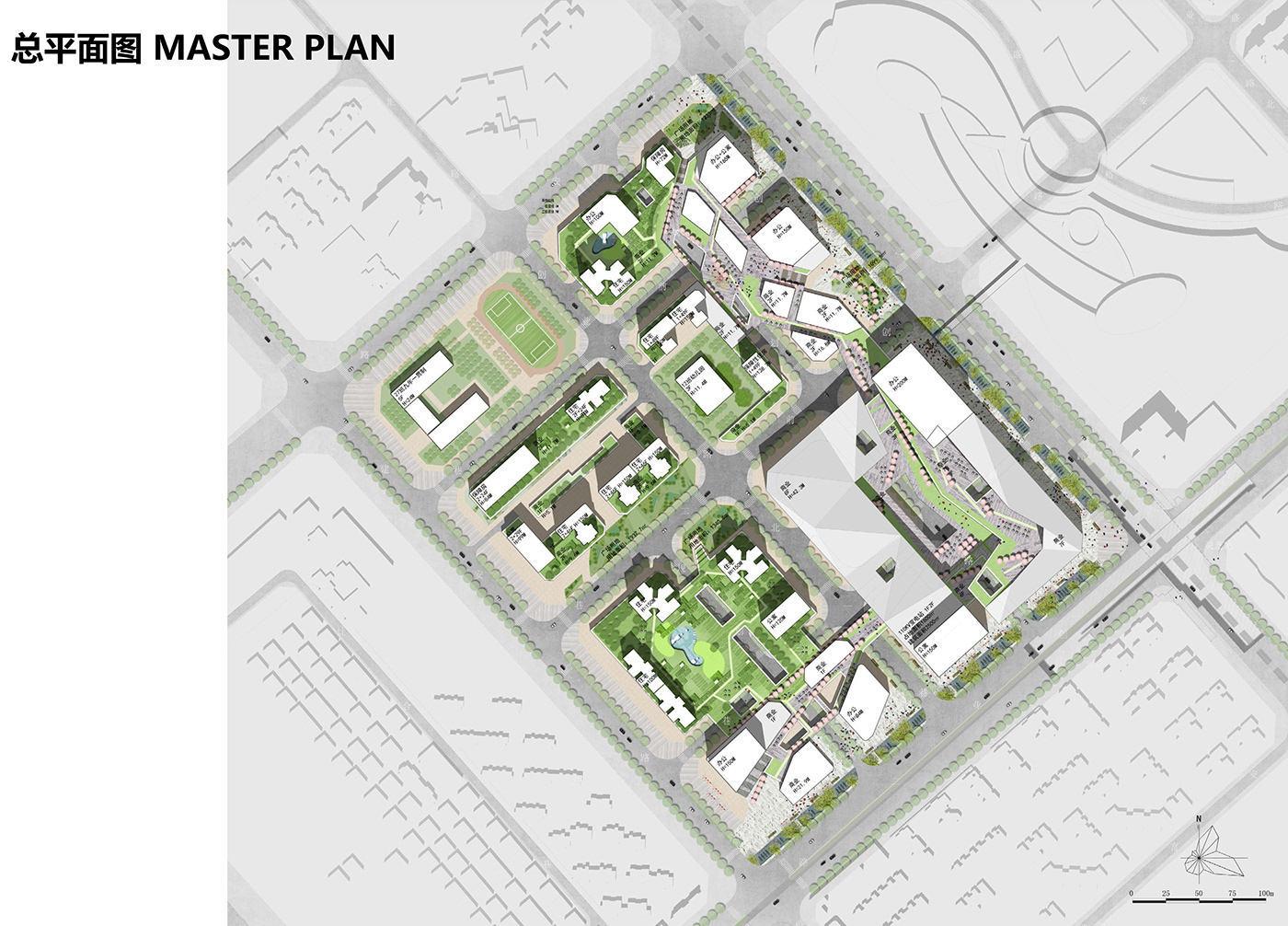 architecture Masterplan planning shopping mall tower Urban Design