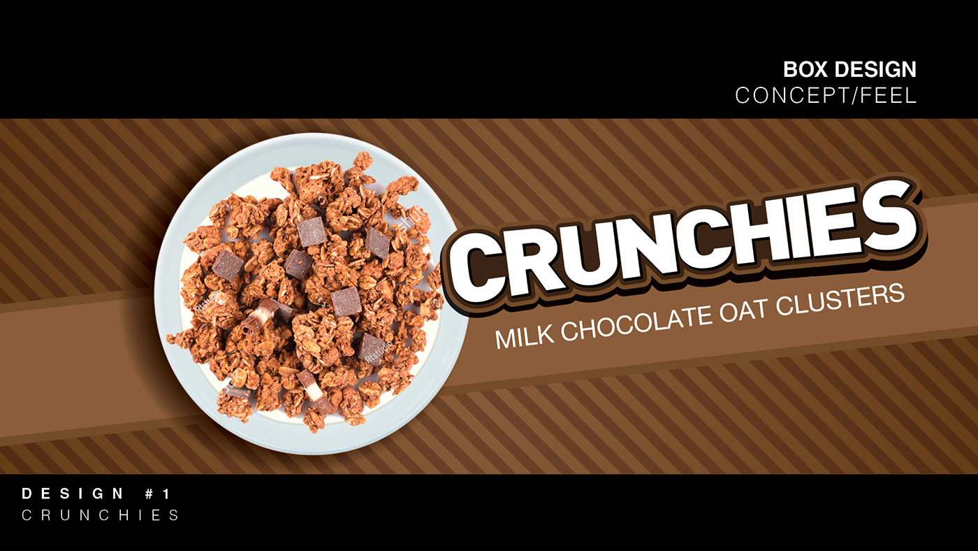 breakfast Cereal chocolate crunchy Packaging teen