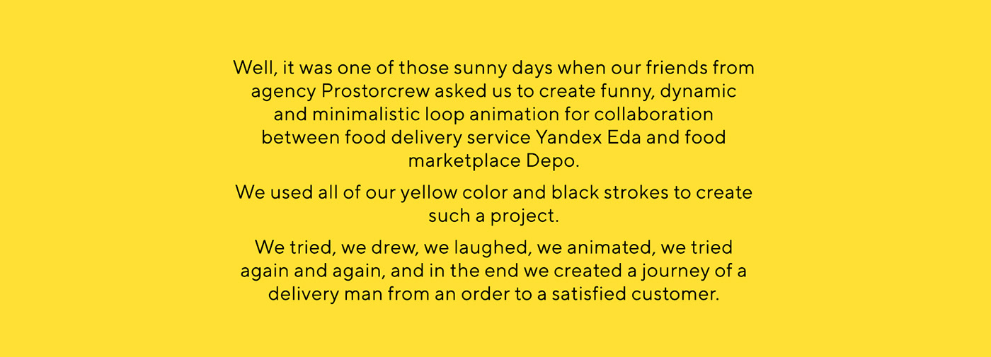 2D adventure animation  Character delivery frame by frame hands loop stroke yellow