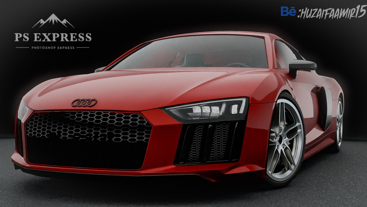 3D b3d 3d modeling 3D Rendering car Audi Vehicle industrial design  Render visualization