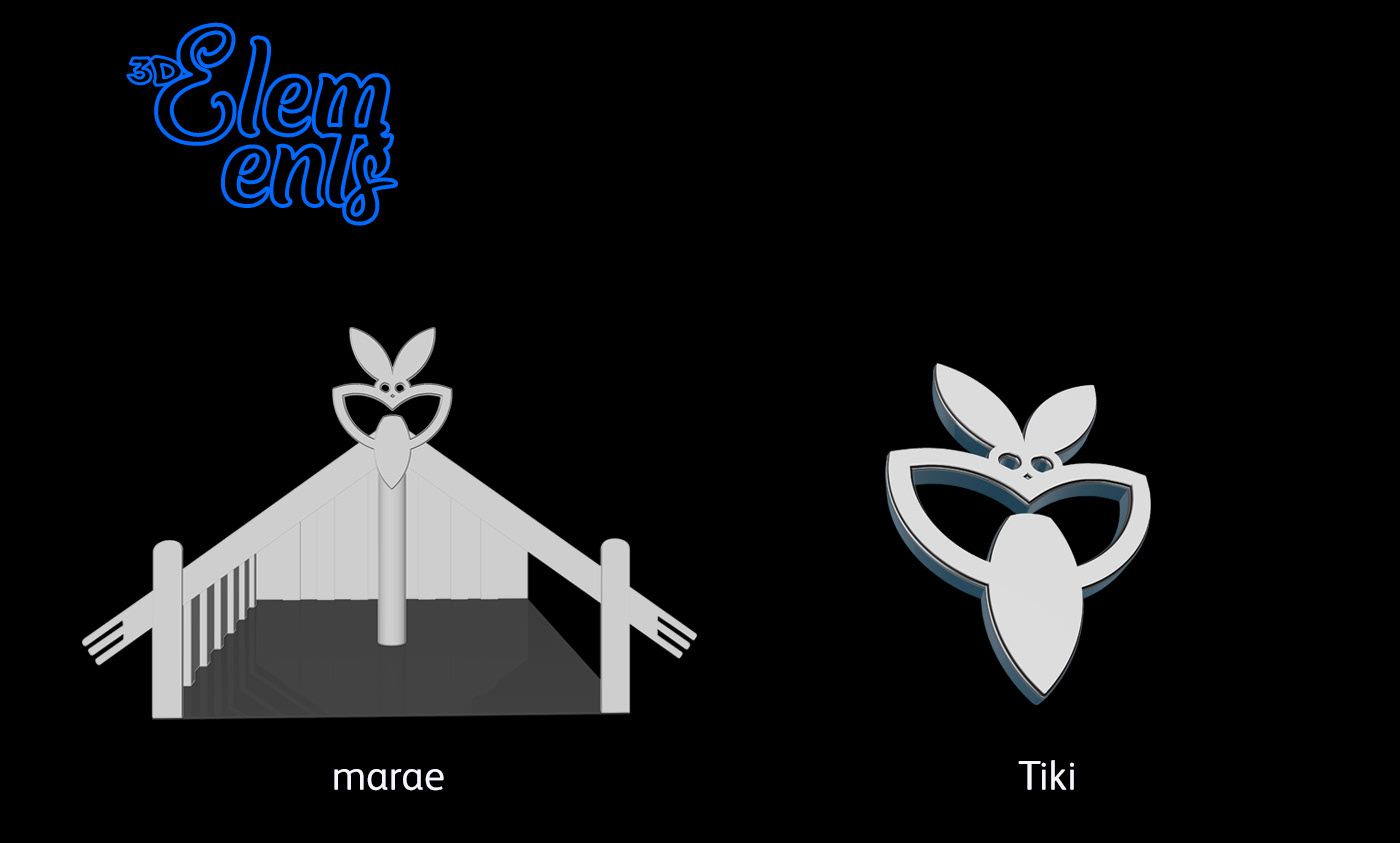creative maori marae motion graphics  gif art designer design Tiki Art Director