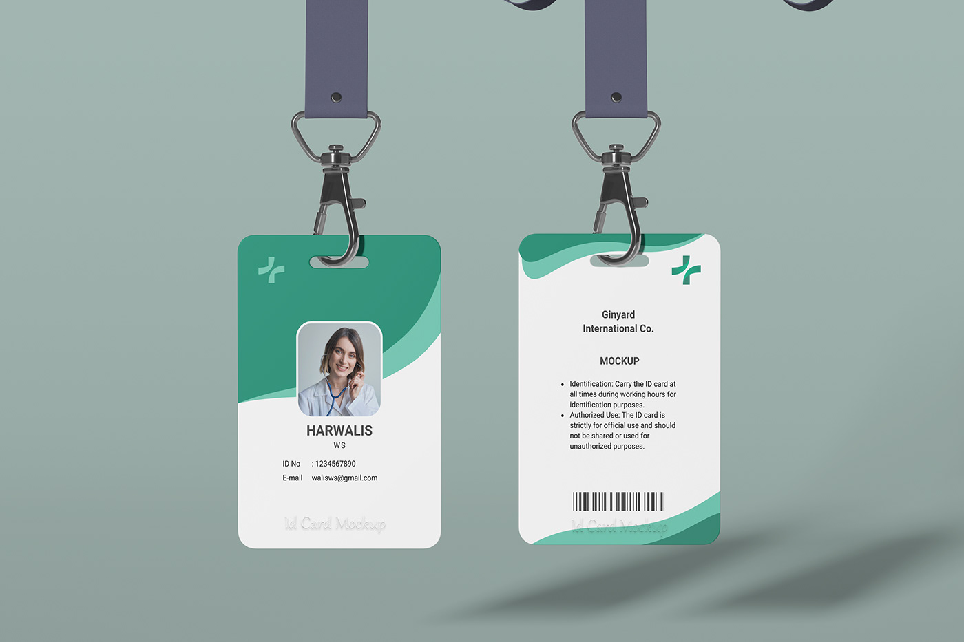 ID Card Mockup Mockup design id card designer graphic