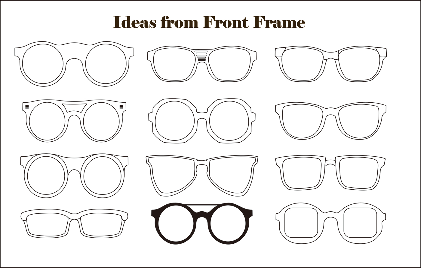 frame glasses Fashion  Hipster